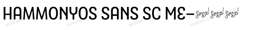 HammonyOS Sans Sc Me字体转换